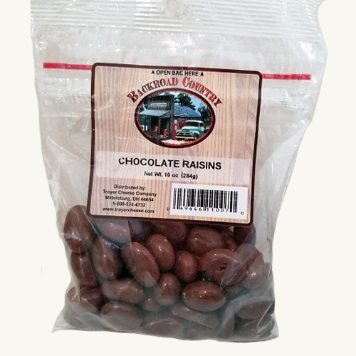 10 oz. Chocolate Covered Raisins