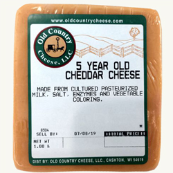 1 lb. 5 Year Old Cheddar