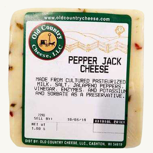 1 lb. Pepper Jack Cheese