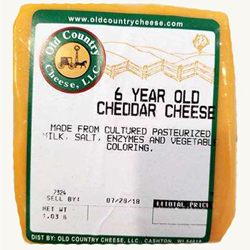 1 lb. 6 Year Old Cheddar