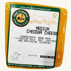 1 lb. Medium Cheddar