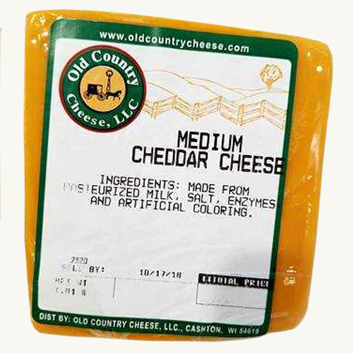 1 lb. Medium Cheddar