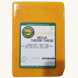 2.5 Pound Medium Cheddar Cheese