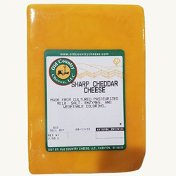 2.5 Pound Sharp Cheddar Cheese